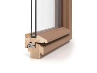 Holz-Fenster-Profil PaXretro78 mit 3-fach Verglasung