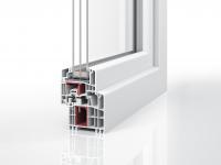 Kunststoff-Fenster PaXabsolut Neo 83 weiss mit 3-fach Verglasung